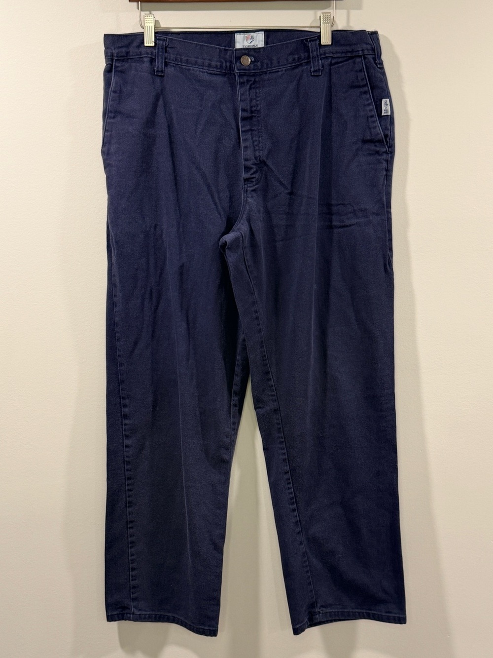 Tyndale Men’s Flame-Resistant Navy Work Pants Size 36 x 31